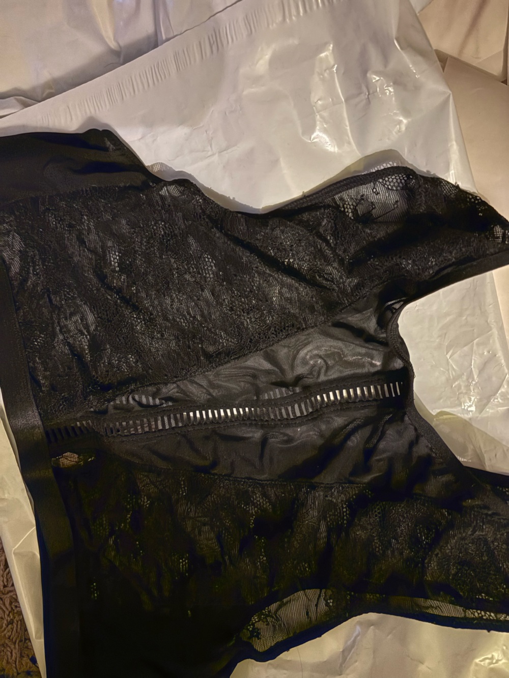 Anthropologie Black Lace Bralette